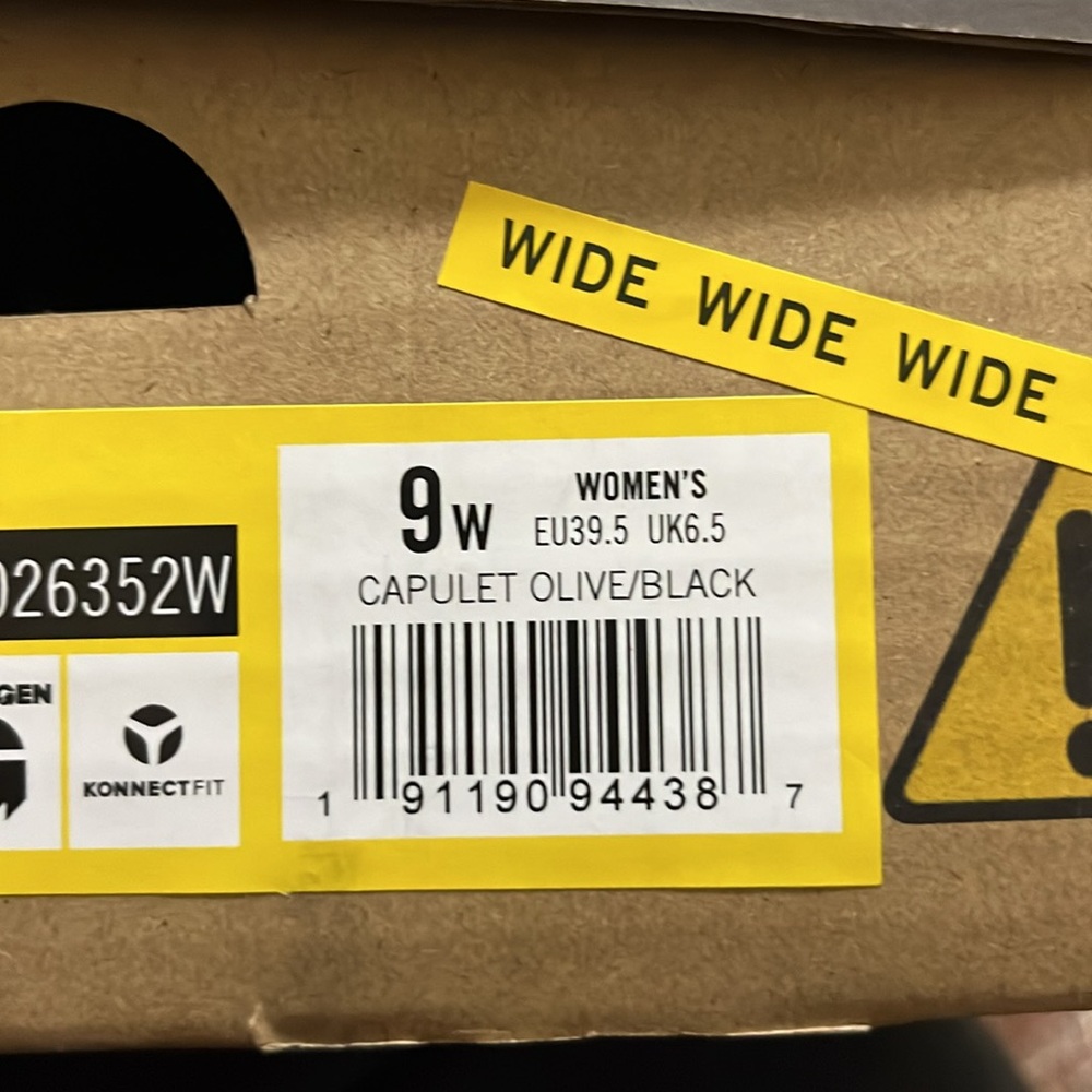 Keen Vista Energy Safety Toe Shoe - Women’s 9 Wide - Olive/Black NIB - Picture 10 of 10